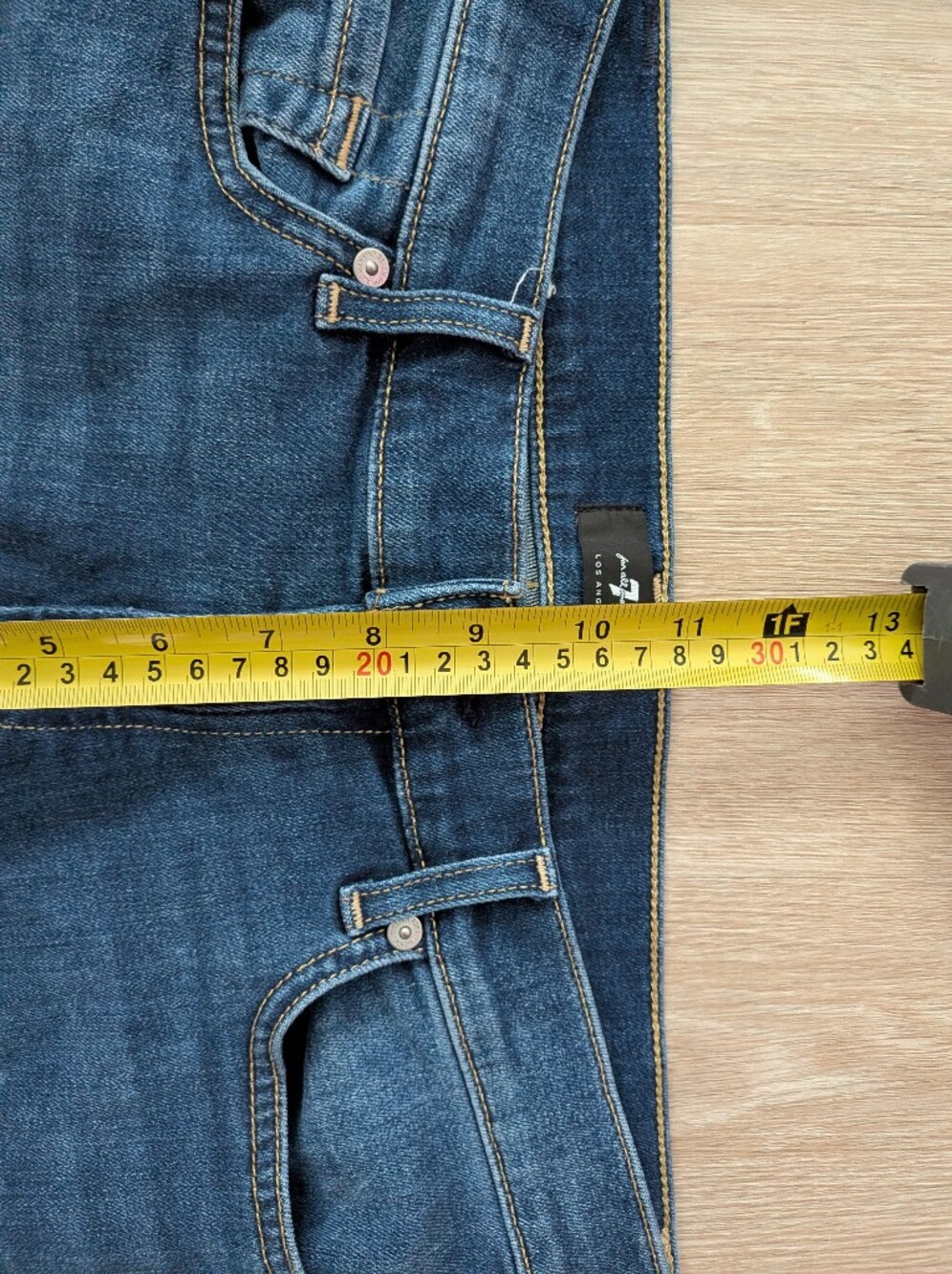 7 For All Mankind Jeans Women's 30 Dojo Flare Stretch - Picture 11 of 13